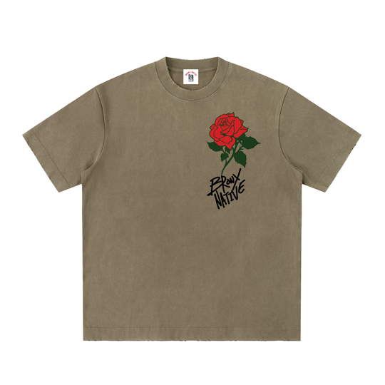 Bronx Summer Heavyweight Frayed Tee by Bronx Native — Summer Collection product image