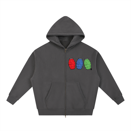Quarter Ice Essential Oversized Fleece Boxy Hoodie
