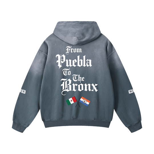 Cinco de Mayo Exclusive Heavyweight Sunfade Oversized Hoodie by Bronx Native