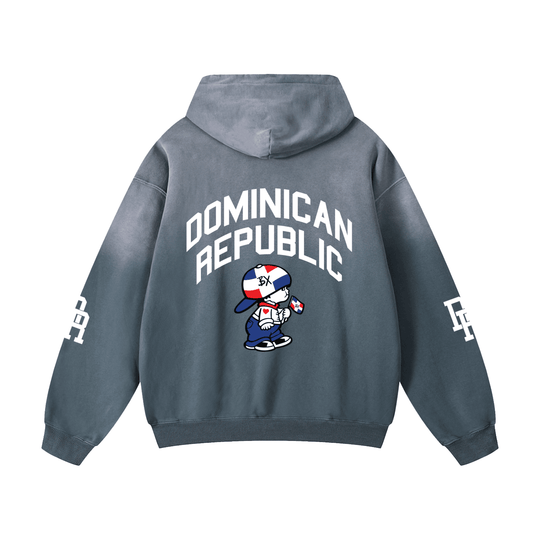 Cibaeña Heavyweight Sunfade Oversized Hoodie