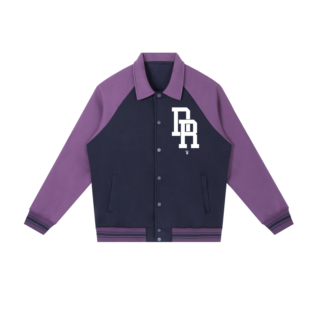 DR Independencde Contrast Raglan Sleeve Baseball Jacket