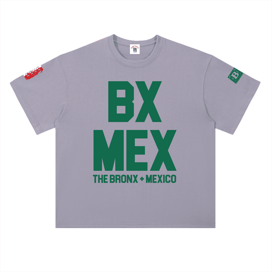 BX Mex Heavyweight Drop Shoulder Cotton T-Shirt by Bronx Native
