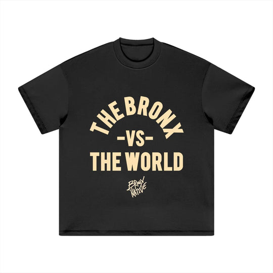 The Bronx vs The World Heavyweight Earth Tone T-Shirt by Bronx Native