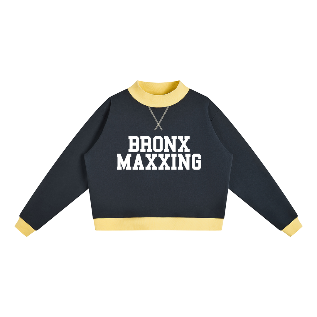 Bronx Summer Color Pop Mock Neck Crewneck by Bronx Native — Summer Collection product image