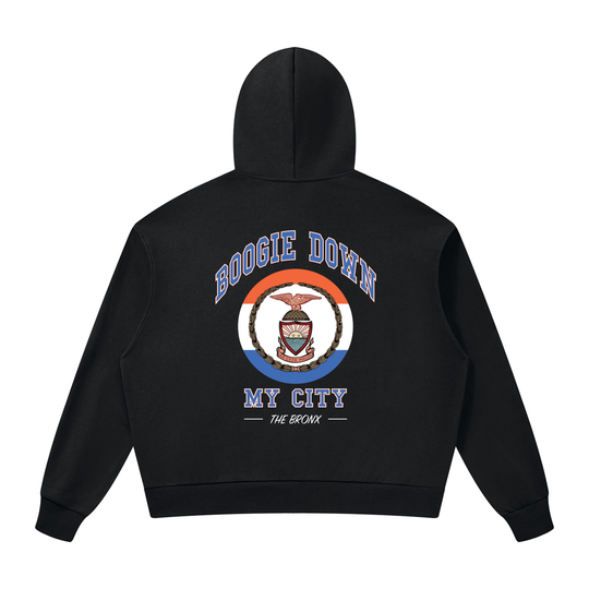 Bronx Summer Drop Shoulder Full-Zip Hoodie by Bronx Native — Summer Collection product image
