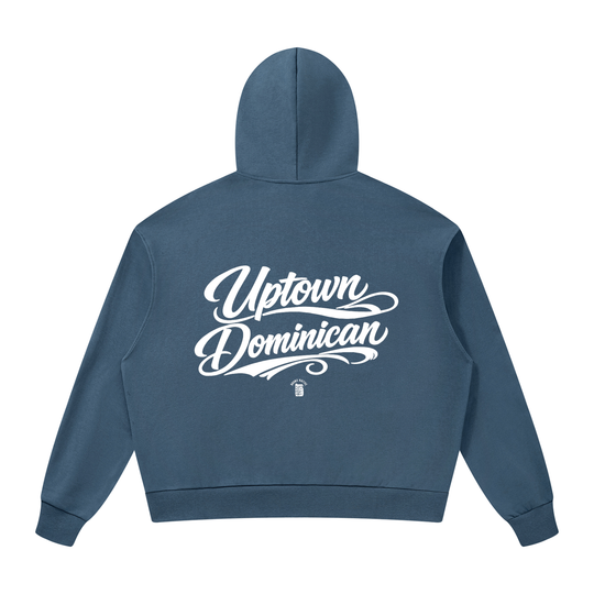 Dominican Republic Unisex Drop Shoulder Full Zip Hoodie