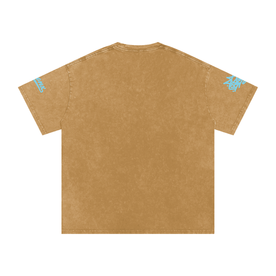 El Bronx Snow Washed Oversized Cotton T-Shirt by Bronx Native for New York summer