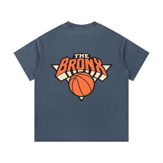 Bronx Basketball 2026 Playoffs Vintage Wash Cotton T-Shirt by Bronx Native