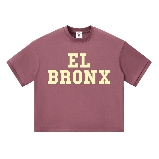 El Bronx Unisex Heavyweight Boxy T-Shirt by Bronx Native for New York summer