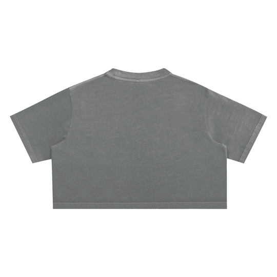 Bronx Basketball 2026 Playoff Edition Women's Snow Washed Crop Top by Bronx Native