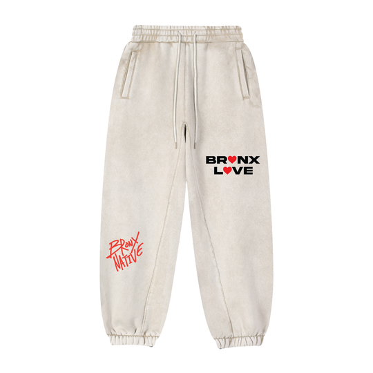 Bronx Love Fleeced Jogger Sweatpants