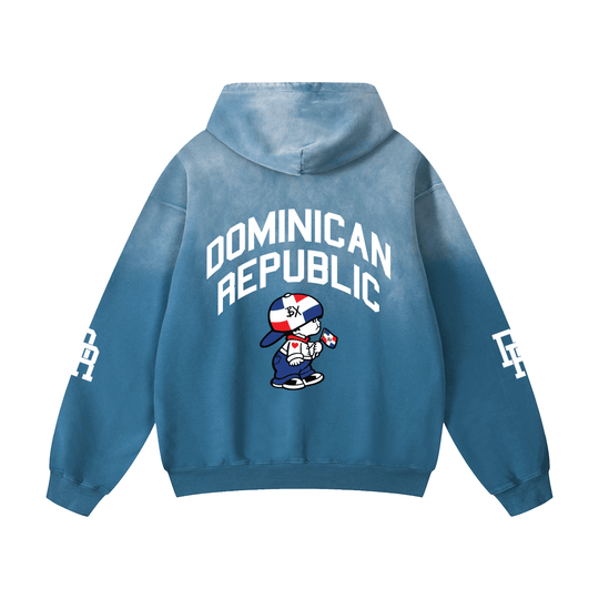 Cibaeña Heavyweight Sunfade Oversized Hoodie