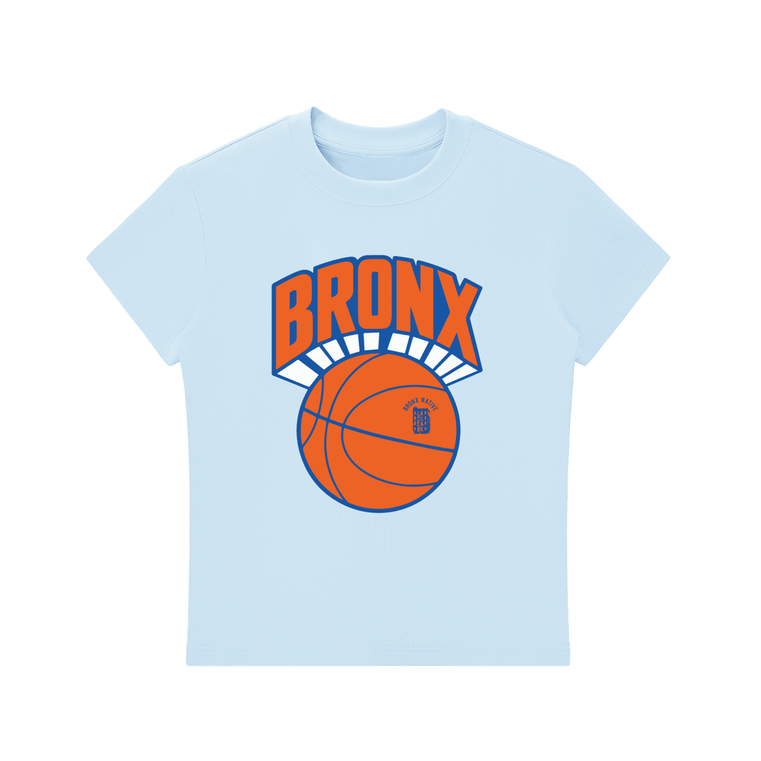 Bronx Basketball 2026 Playoff Edition Women's Essential Bodycon Crewneck T-Shirt by Bronx Native