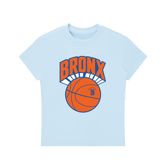 Bronx Basketball 2026 Playoff Edition Women's Essential Bodycon Crewneck T-Shirt by Bronx Native