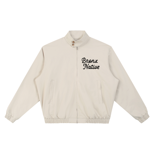 Bronx Pidgeon Stand Collar Bomber Jacket