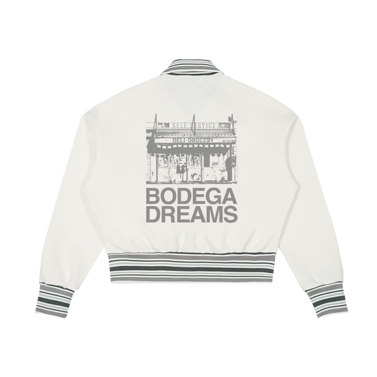 EL BRONX Bodega Dreams Striped Rib Collar Zip Jacket