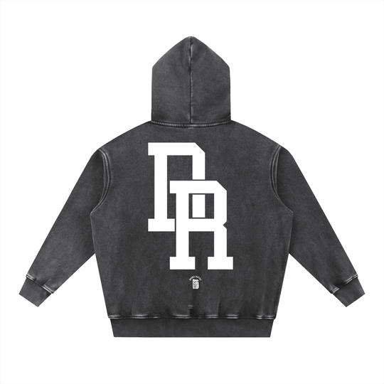 Dominican Republic 🇩🇴 Snow Wash Fleece Oversize Hoodie