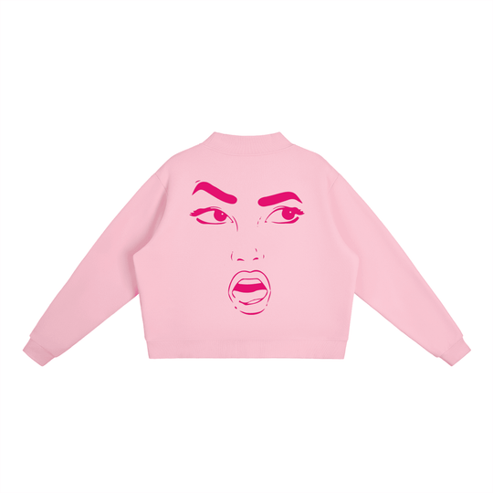 Regular Shmegular Essential Fleece Mock-Neck Crew Sweatshirt