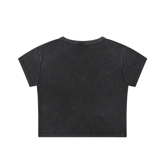 EL BRONX Valentine Snow Washed Crop Top (Womens)