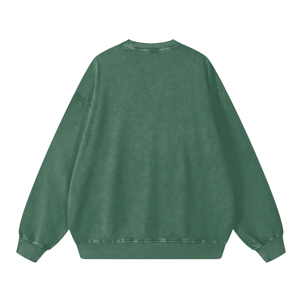 The Boogie Down BX Snow Washed Oversized Sweatshirt