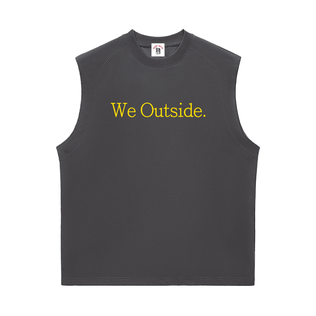 We Outside. Sorona Quick-Dry Cooling Tank Top by Bronx Native for New York summer