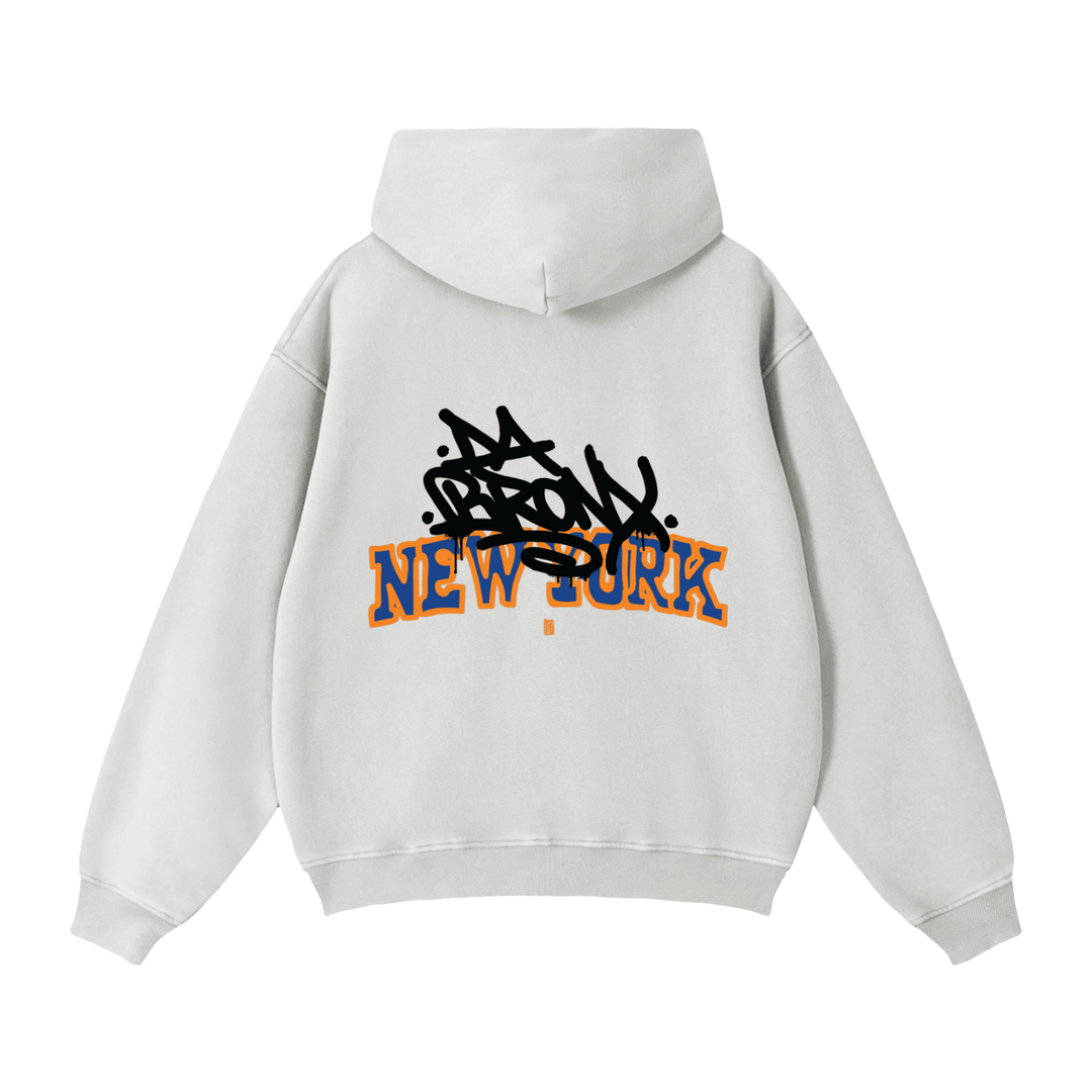 Bronx Basketball Limited Edition Zip-Through Boxy Fleece Hoodie by Bronx Native