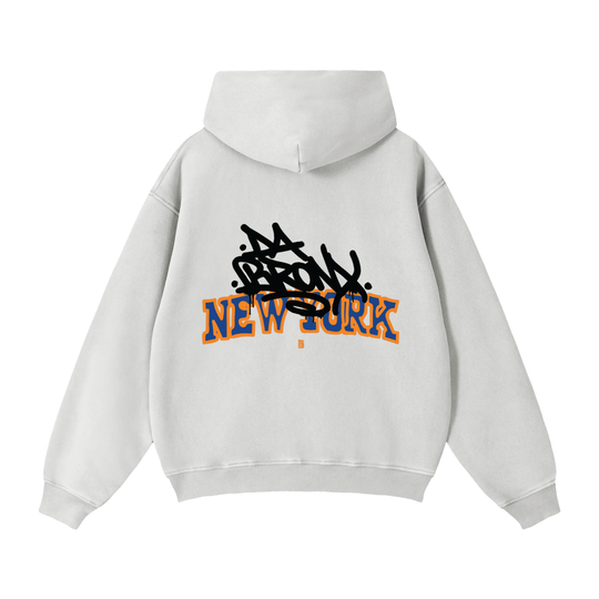 Bronx Basketball Limited Edition Zip-Through Boxy Fleece Hoodie by Bronx Native