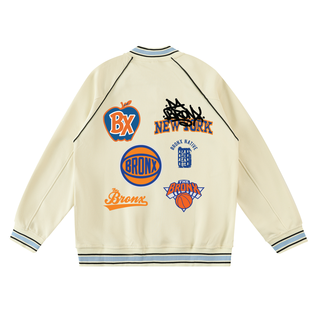 Bronx Basketball 2026 Finals Lim. Edition Contrast Trim Varsity Jacket product image 2 of 2 by Bronx Native