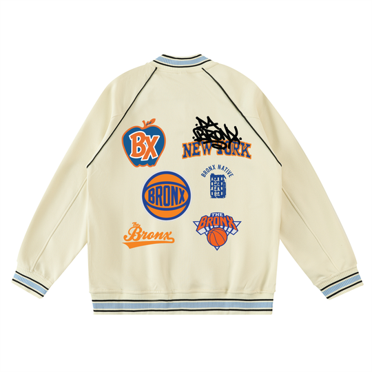 Bronx Basketball 2026 Finals Lim. Edition Contrast Trim Varsity Jacket product image 2 of 2 by Bronx Native