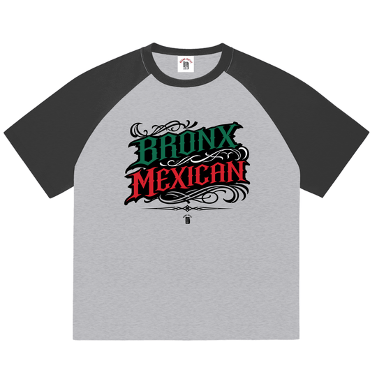 Bronx Mexican Color-Blocked Raglan Sleeve T-Shirt