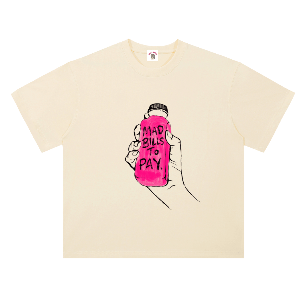 Mad Bills to Pay x BXN Heavyweight Drop Shoulder Tee (Lim. Ed. Drop)