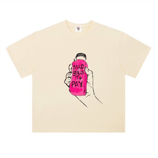 Mad Bills to Pay x BXN Heavyweight Drop Shoulder Tee (Lim. Ed. Drop)