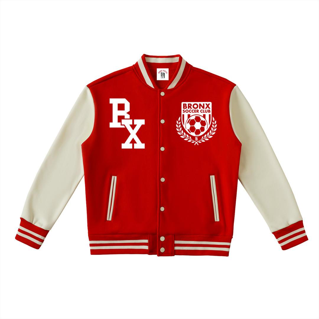 Bronx Soccer Club Two-Tone Fleeced Varsity Jacket product image 4 of 8 by Bronx Native