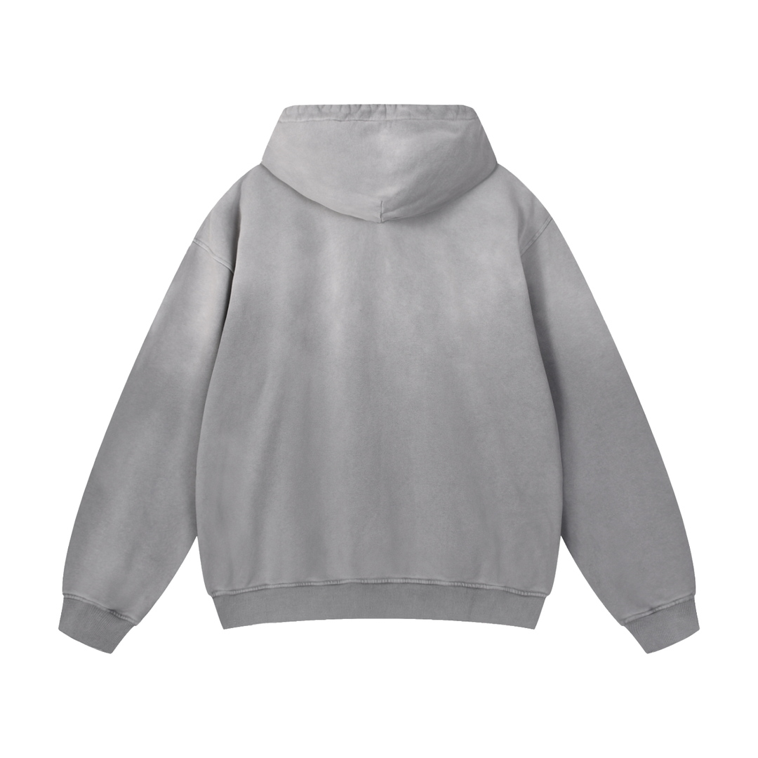 I Love Bronx Girls Heavyweight Sunfade Oversized Hoodie