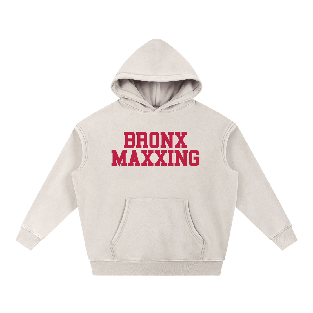 Bronx MAXXing Snow Wash Fleece Oversize Hoodie by Bronx Native for New York summer