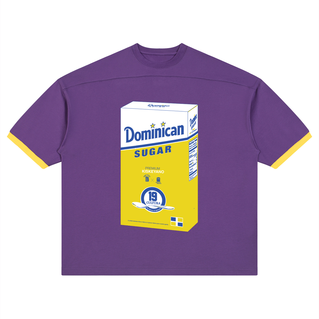 Dominican Sugar Unisex Color Block Drop Shoulder T-Shirt