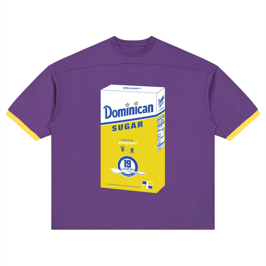 Dominican Sugar Unisex Color Block Drop Shoulder T-Shirt