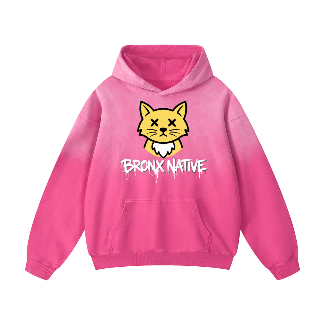 BX Bodega Cats Heavyweight Sunfade Oversized Hoodie Alt Colorway by Bronx Native for New York summer