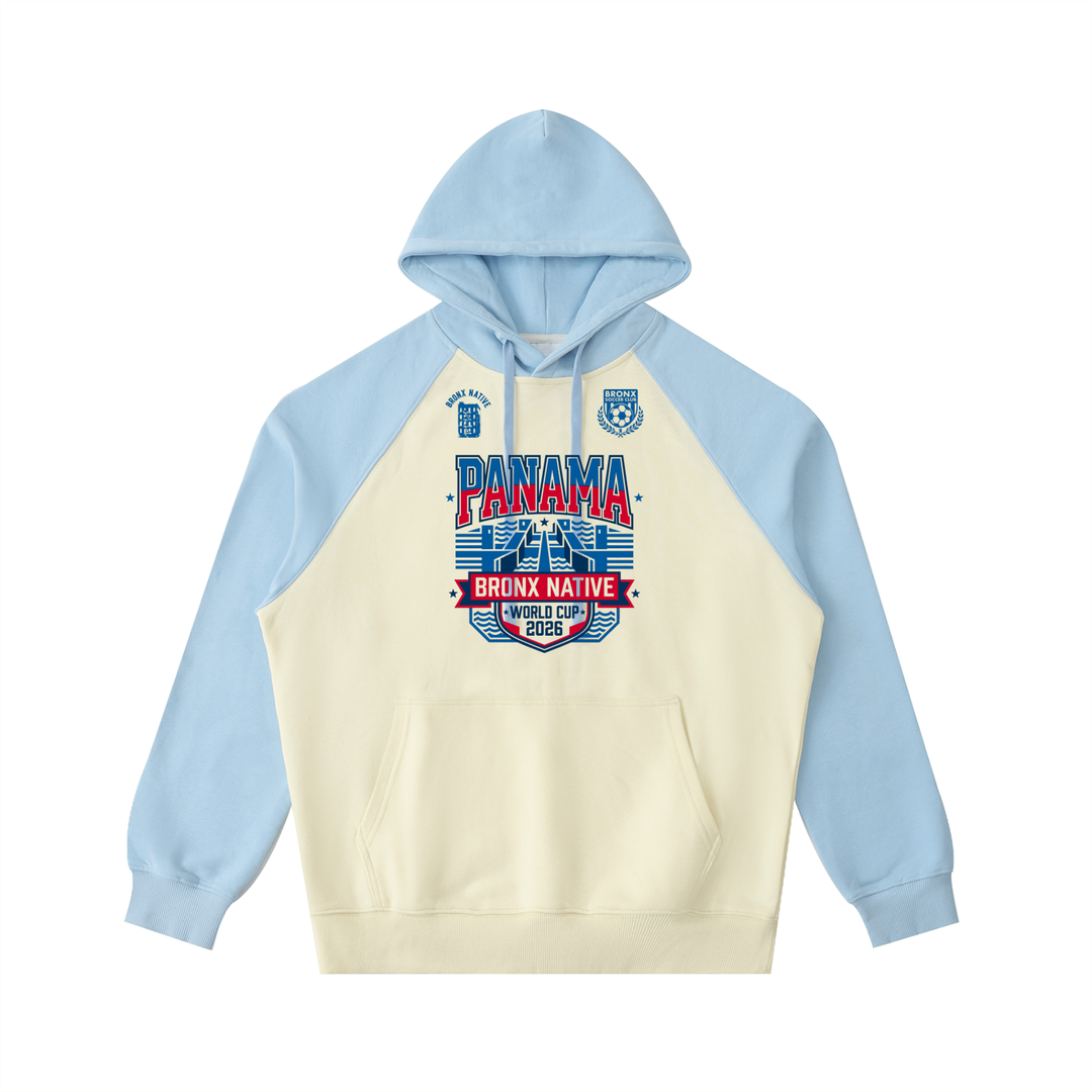 Panama x Bronx Native Soccer Club Color-Block Raglan Sleeve Hoodie product image 1 of 2 by Bronx Native