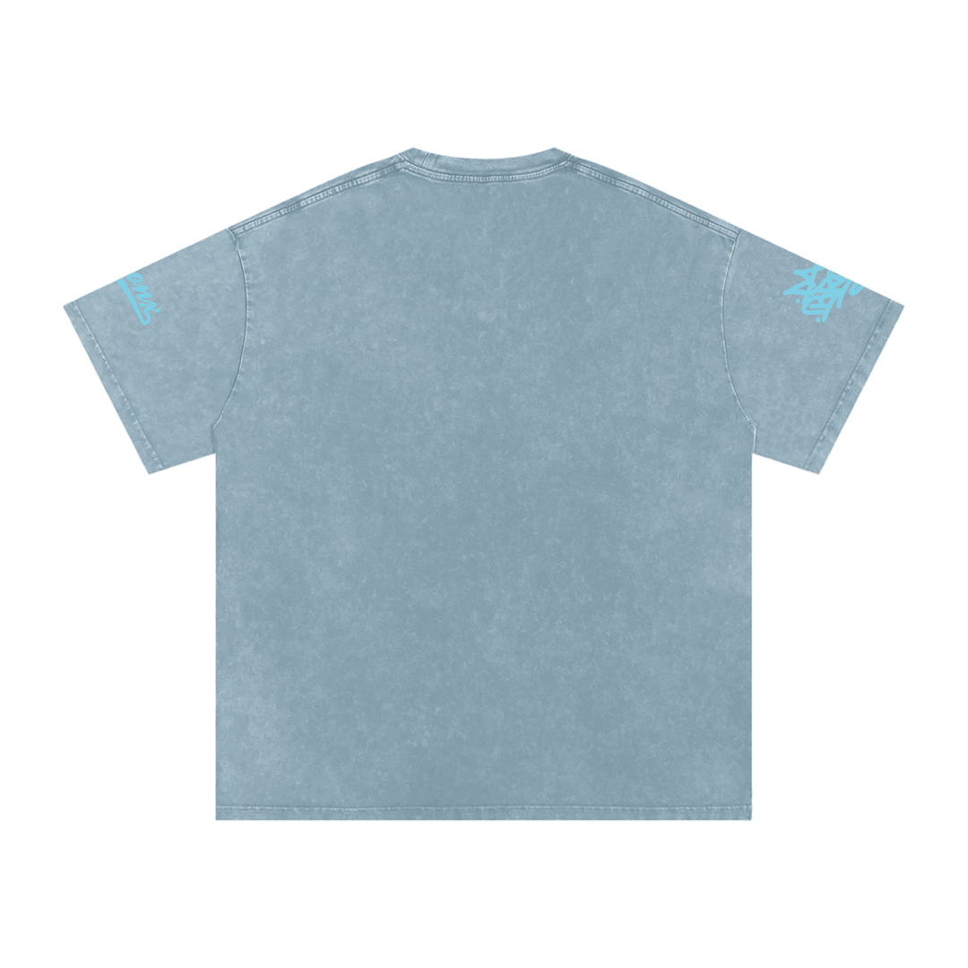 El Bronx Snow Washed Oversized Cotton T-Shirt by Bronx Native for New York summer