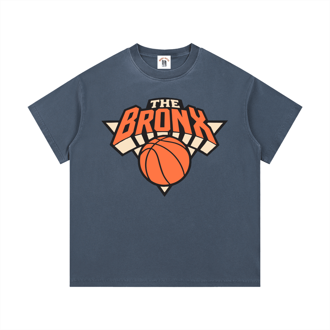 Bronx Basketball 2026 Playoffs Vintage Wash Cotton T-Shirt by Bronx Native