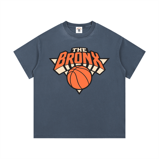 Bronx Basketball 2026 Playoffs Vintage Wash Cotton T-Shirt by Bronx Native