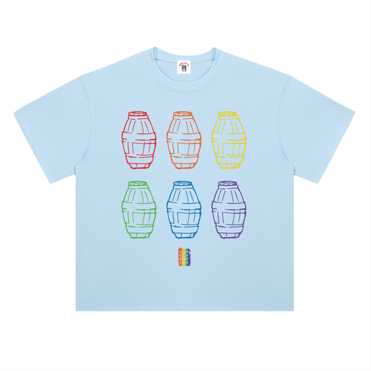 Heavyweight Drop Shoulder Cotton T-Shirt