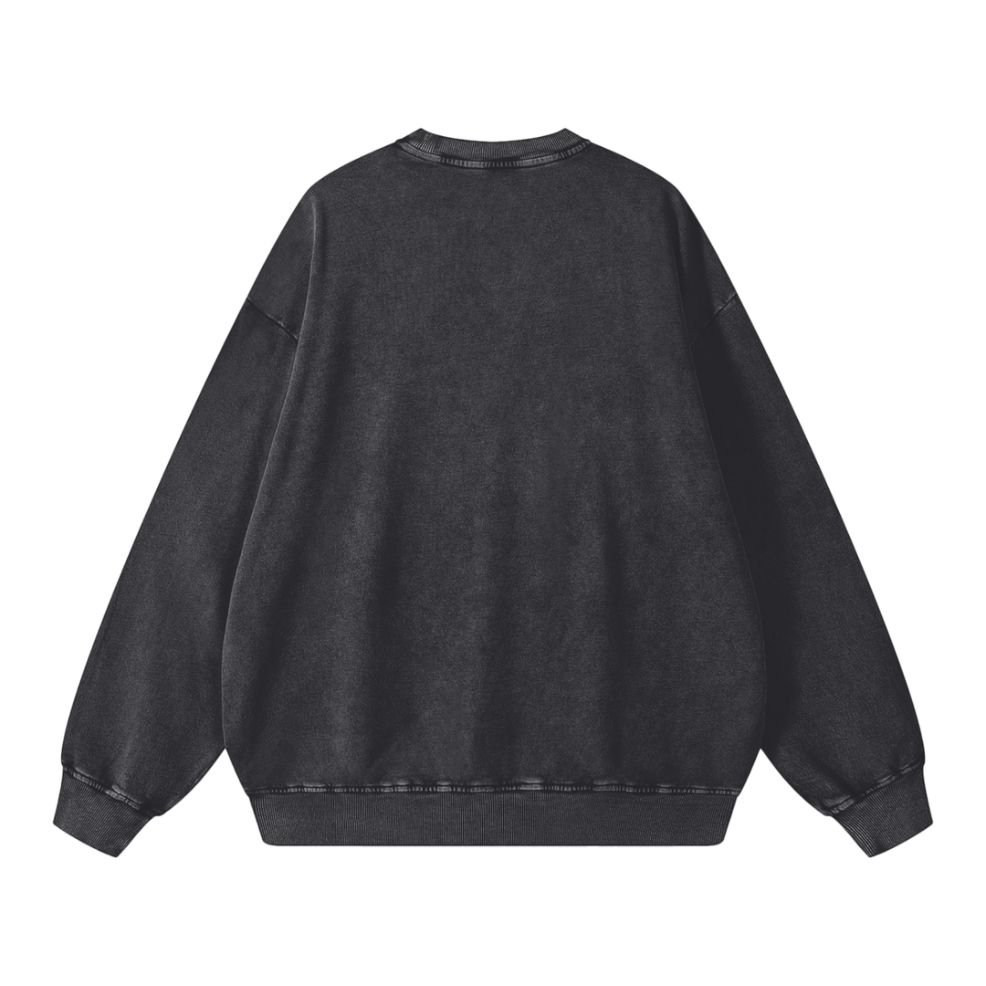 The Boogie Down BX Snow Washed Oversized Sweatshirt