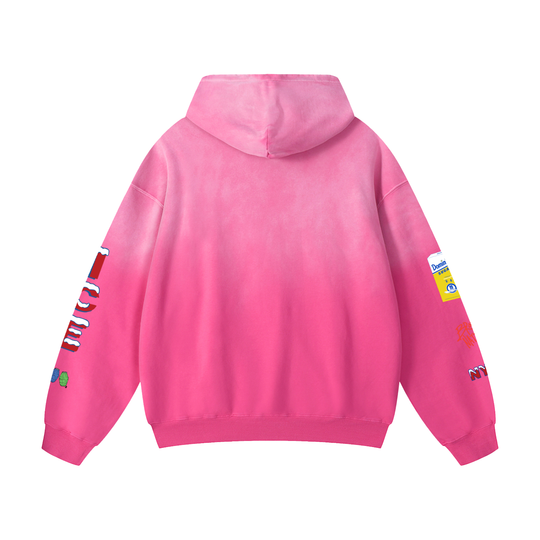 Bodega Ice Heavyweight Sunfade Oversized Hoodie