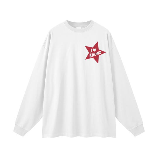 I Love The Bronx ⭐️ Oversized Unisex Long Sleeve Tee