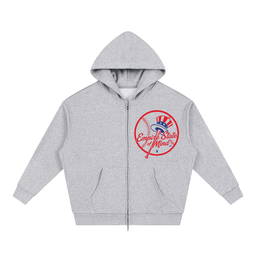 BX x BK 30th Anniversary Loose Full-Zip Hoodie by Bronx Native — BX x BK 30th Anniversary Stadium Series product image