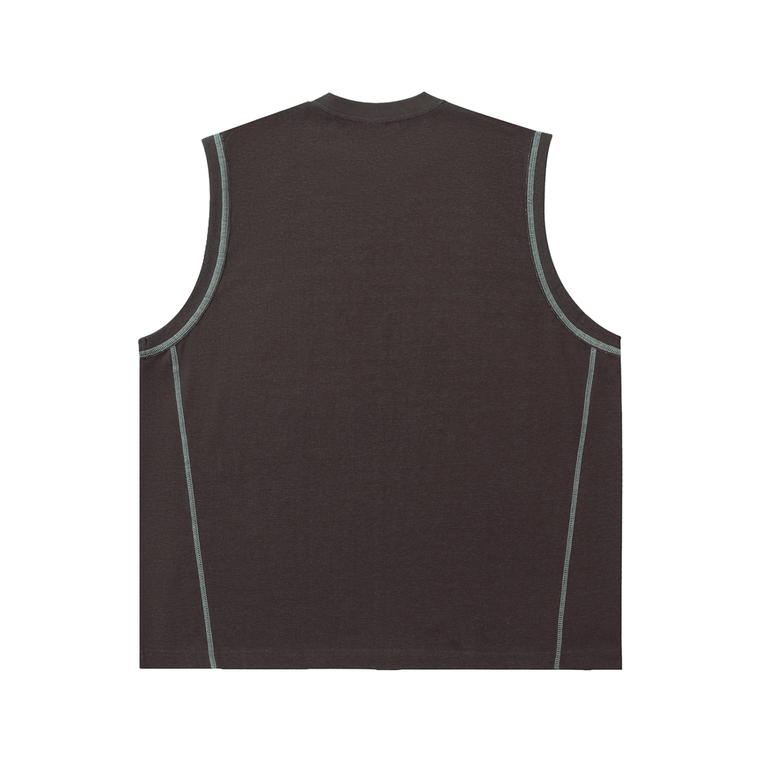 BX Bunnies Contrast Panel Cooling Performance Tank Top by Bronx Native for New York summer