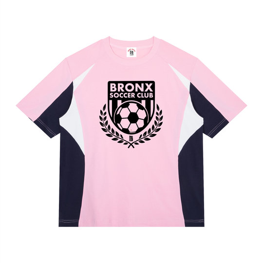 Bronx Soccer Club Unisex Color Block Raglan T-Shirt