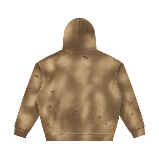 Bronx Summer Sunfade Frayed Fleece Hoodie by Bronx Native — Summer Collection product image